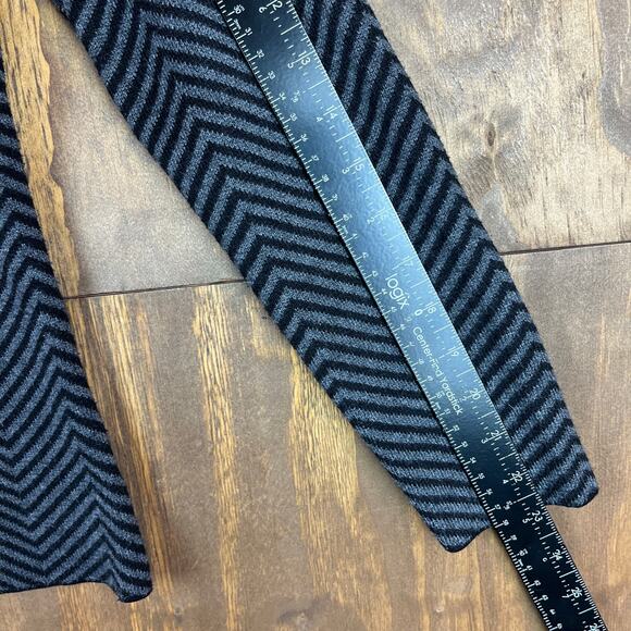 Kerisma Womens Sweater Black Gray Stripe Cashmere Blend Crew Neck Medium - Picture 10 of 13